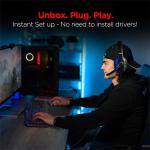 HYPERGEAR 4IN1 RGB Gaming Kit (Keyboard + Mouse + Headphones + Mouse Pad)