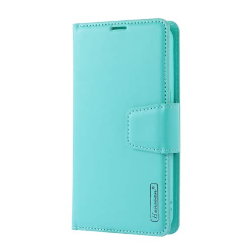 Hanman Leather Wallet Case for Samsung Galaxy S25 Edge - Mint