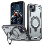 Hard Case with MagSafe Ring, Fully Rotative for Apple iPhone 13 / 14 / 16e / 17e - Gray