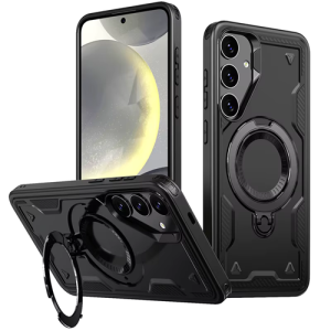 Hard Case with MagSafe Ring, Fully Rotative for Samsung Galaxy A26 - Black