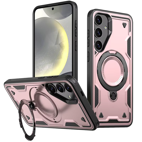 Hard Case with MagSafe Ring, Fully Rotative for Samsung Galaxy A26 - Rose Gold