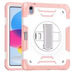Hard Shockproof Defender With Hand Strap Case for iPad Air 4 / Air 5 / Air 6 11'' / Air 7 11'' / Air 8 11" - Pink