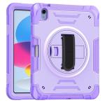 Hard Shockproof Defender With Hand Strap Case for iPad Air 4 / Air 5 / Air 6 11'' / Air 7 11'' / Air 8 11" - Purple