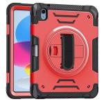 Hard Shockproof Defender With Hand Strap Case for iPad Air 4 / Air 5 / Air 6 11'' / Air 7 11'' / Air 8 11" - Red