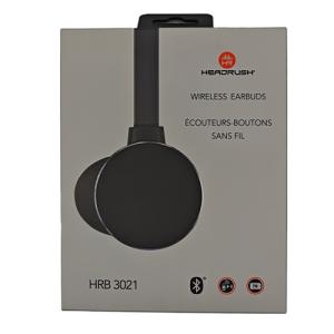 Headrush Wireless Earphones Headset with Mic HRB3021 - Black