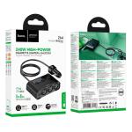 Hoco 240W Cigarette Lighter X3 Dual USB-A and Dual USB-C Car Charger Z64
