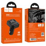 Hoco 35W Car Charger with Wireless FM Transmitter E87