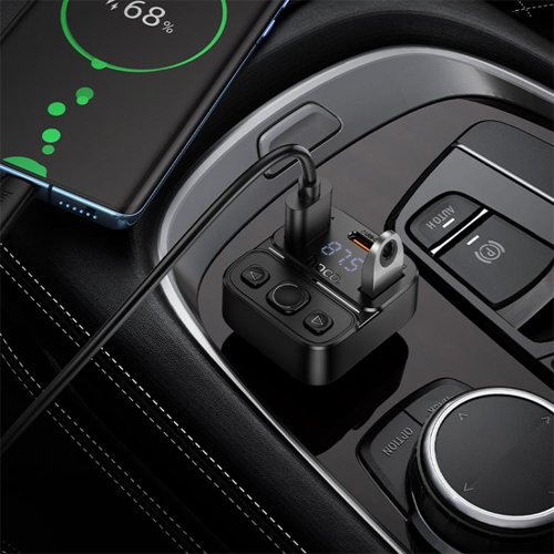 Hoco 35W Car Charger with Wireless FM Transmitter E87