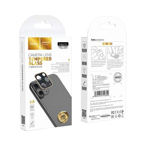 Hoco A18 Tempered Glass Camera Lens Protector for iPhone 11 - Gold
