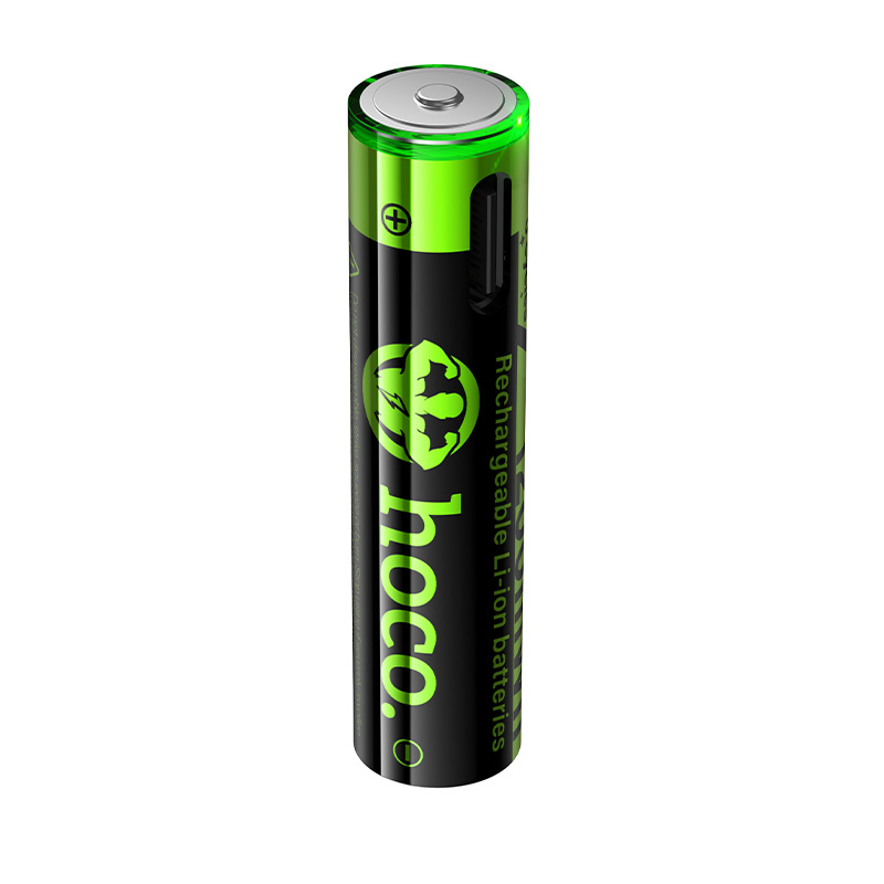 Hoco AAA Rechargeable Lithium Battery (2Pcs) J14A - Black