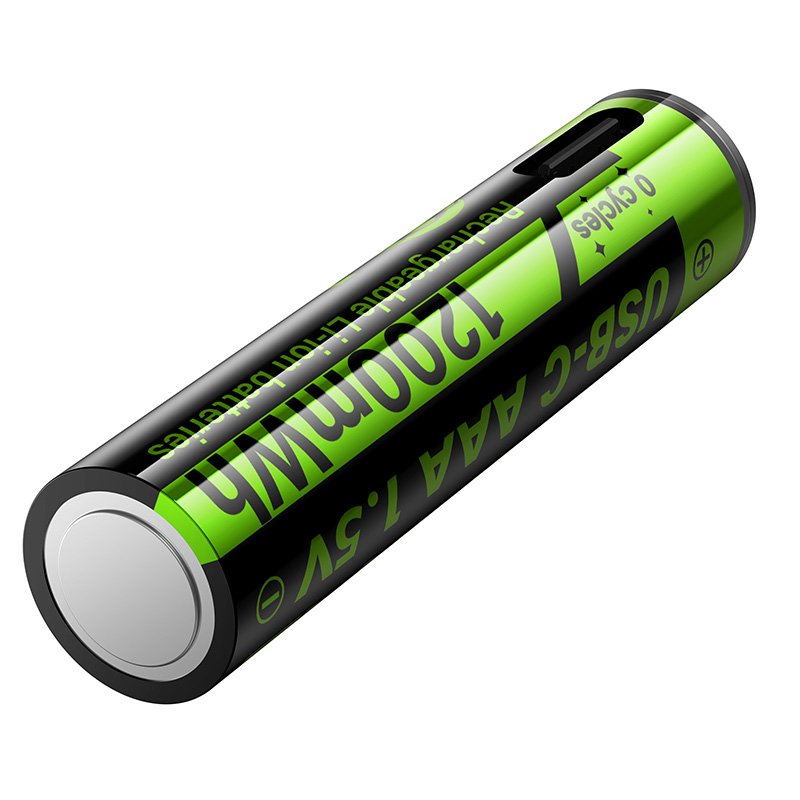 Hoco AAA Rechargeable Lithium Battery (2Pcs) J14A - Black
