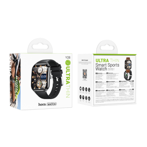 Hoco AMOLED Smart Watch Sport Design Y28 (Call Version) - Black