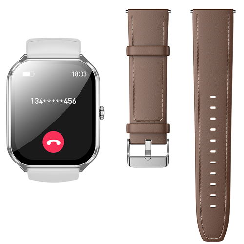 Hoco AMOLED Smart Watch Sport Design Y28 (Call Version) - Silver