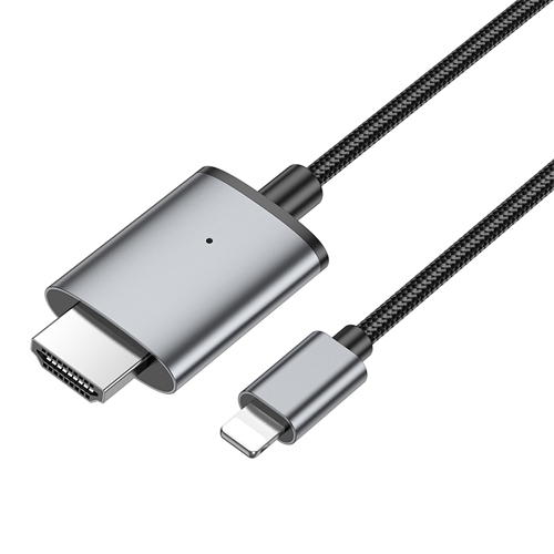 Hoco Adapter Lightning to HDMI UA27 - Metal Gray