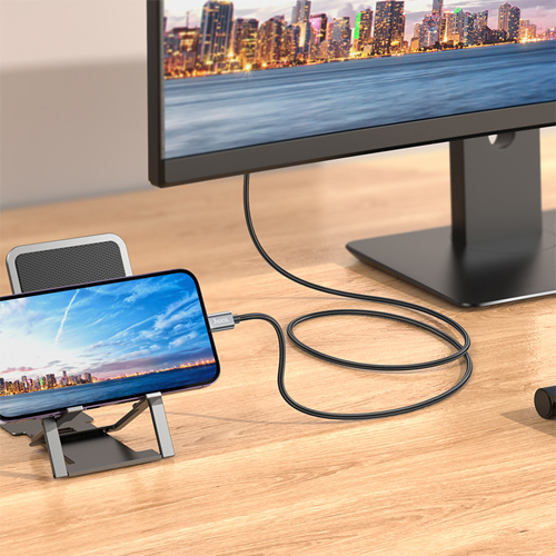 Hoco Adapter Lightning to HDMI UA27 - Metal Gray