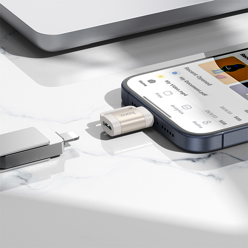 Hoco Adapter USB-C to Lightning UA31E - Black