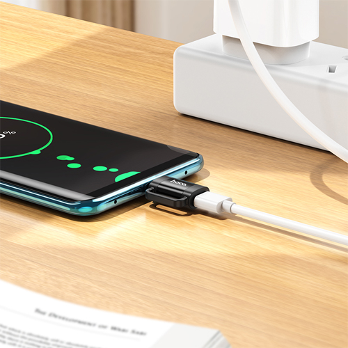Hoco Adapter USB-C to Lightning UA31E - Black