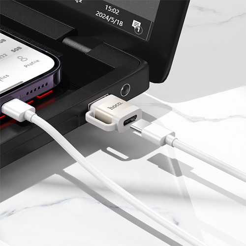 Hoco Adapter USB to USB-C UA31D - Black
