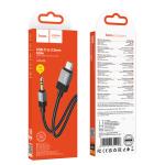 Hoco Audio Cable AUX to USB-C UPA32B - Black