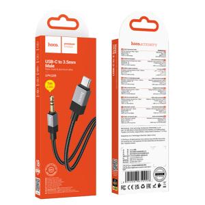 Hoco Audio Cable AUX to USB-C UPA32B - Black