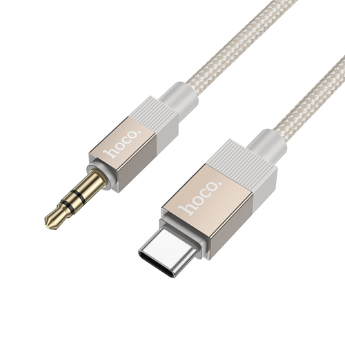 Hoco Audio Cable AUX to USB-C UPA32B - Gold