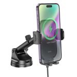 Hoco Car Holder with Wireless Fast Charging HW5 - Black