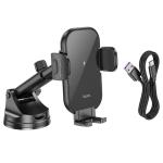 Hoco Car Holder with Wireless Fast Charging HW5 - Black