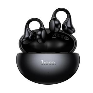 Hoco Comfortable Ear Clip Headset with Charging Case EA8 - Metal Gray