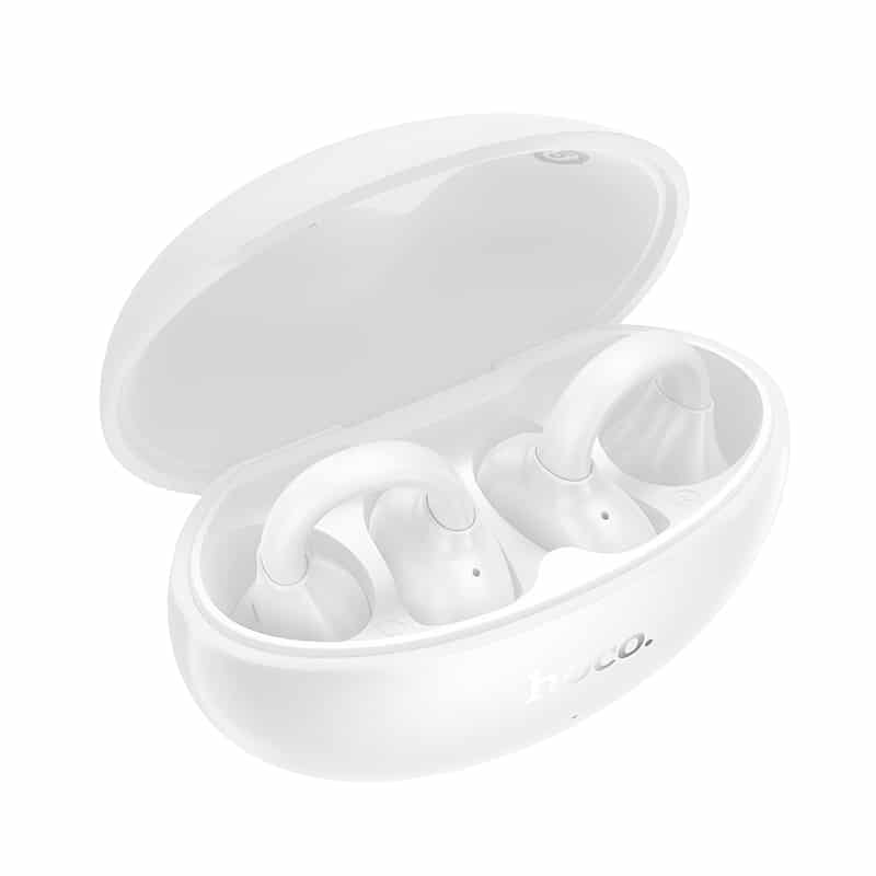 Hoco Comfortable Ear Clip Headset with Charging Case EA8 - White