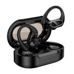 Hoco Comfortable Ear Hook Headset with Charging Case EQ29 - Black