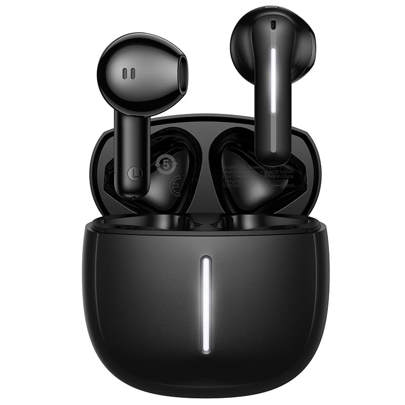 Hoco Comfortable Semi-in Ear Headset with Charging Case EQ33 - Black