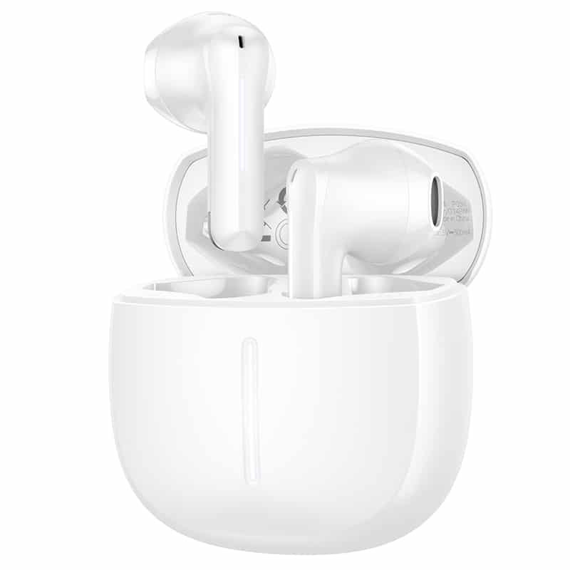 Hoco Comfortable Semi-in Ear Headset with Charging Case EQ33 - White