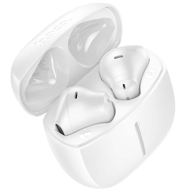 Hoco Comfortable Semi-in Ear Headset with Charging Case EQ33 - White