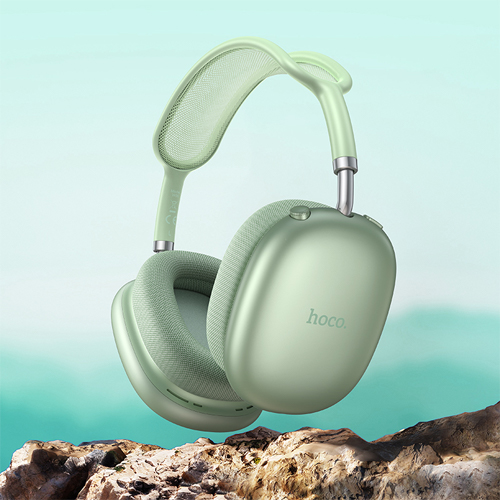 Hoco Comfortable Wireless Bluetooth Headphones W55 - Green