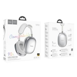 Hoco Comfortable Wireless Bluetooth Headphones W55 - Silver