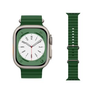 Hoco Double Silicone Strap for iWatch (38/40/41mm) WA12 - Alfalfa (Green)