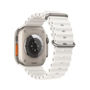 Hoco Double Silicone Strap for iWatch (38/40/41mm) WA12 - White