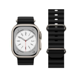 Hoco Double Silicone Strap for iWatch (38/40/41mm) WA12 - Black