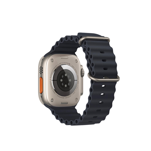 Hoco Double Silicone Strap for iWatch (42/44/45/49mm) WA12 - Midnight Blue