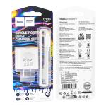 Hoco Fighter PD20W Single-Port Charger with USB-C to Lightning Cable Set C109 - White