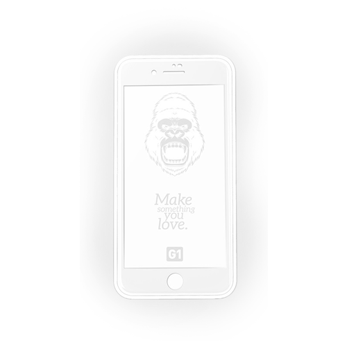 Hoco (G1) HD Tempered Glass for iPhone 7 Plus / 8 Plus -  White