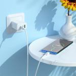 Hoco High Power PD40W Three Ports Charger C126 - White