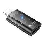 Hoco Lightning Male to USB-C Female OTG Adapter UA36A - Black
