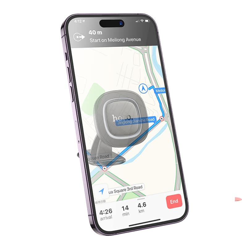 Hoco Magnetic Phone Car Holder H73 - Black