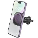 Hoco Magnetic Ring Air-Outlet Phone Car Holder H28 - Black