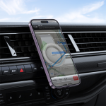 Hoco Magnetic Ring Air-Outlet Phone Car Holder H59 - Black