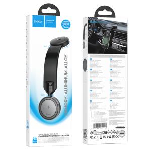 Hoco Magnetic Wireless Fast Charging Car Holder HW29 - Black
