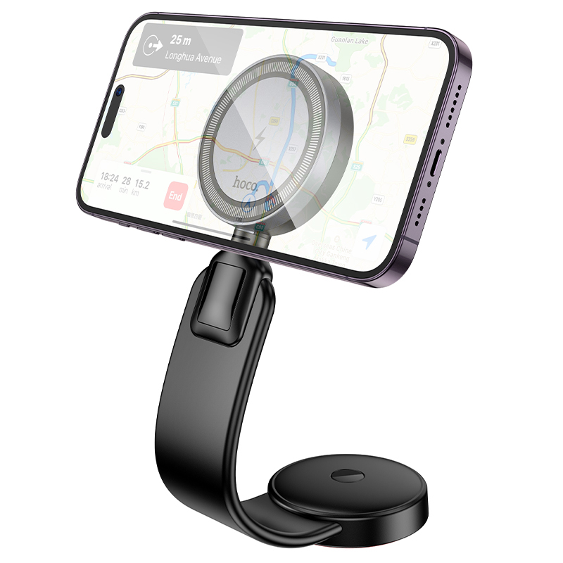 Hoco Magnetic Wireless Fast Charging Car Holder HW29 - Black