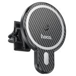 Hoco Magnetic Wireless Fast Charging Car Holder for Air Outlet CA85 - Black