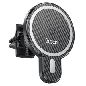 Hoco Magnetic Wireless Fast Charging Car Holder for Air Outlet CA85 - Black
